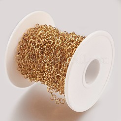Ion Plating(IP) Handmade 304 Stainless Steel Rolo Chains&nbsp;STAS-P200-05G