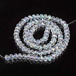Electroplate Glass Beads Strands&nbsp;EGLA-A034-T4mm-L19