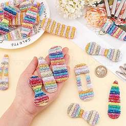 DIY Alligator Hair Clip Making Kits&nbsp;DIY-SC0013-84