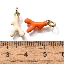 Brass Enamel Pendants&nbsp;KK-Q043-28A