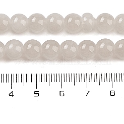 Baking Paint Imitation Jade Glass Round Bead Strands&nbsp;DGLA-XCP0001-17