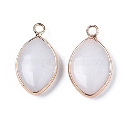 Natural White Jade Pendants&nbsp;G-S359-318D