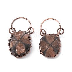 Natural Chiastolite Big Pendants&nbsp;G-I324-02R
