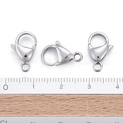 Tarnish Resistant 304 Stainless Steel Lobster Claw Clasps&nbsp;STAS-AB15