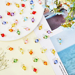 200Pcs Transparent Acrylic Charms&nbsp;FIND-DC0001-75