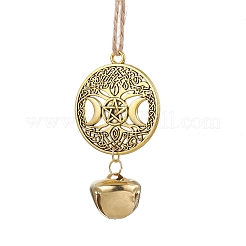 3Pcs Iron Bell Pendant Decorations&nbsp;HJEW-JM02504