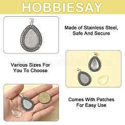 DIY Teardrop Pendant Making Kits&nbsp;DIY-FS0009-39