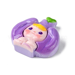 Cartoon Boy Opaque Resin Decoden Cabochons&nbsp;RESI-C045-03D
