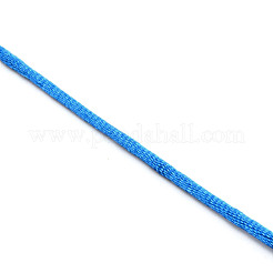 Polyester Satin Rattail Cord&nbsp;OCOR-WH0066-43F