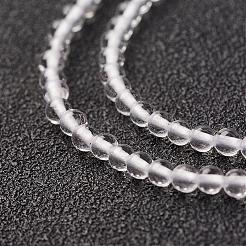 Natural Quartz Crystal Bead Strand&nbsp;G-G680-23