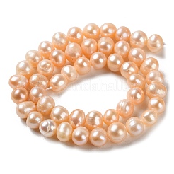 Natural Cultured Freshwater Pearl Beads Strands&nbsp;PEAR-E018-28