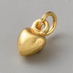 925 Sterling Silver Heart Charms&nbsp;STER-WH0007-24A-G