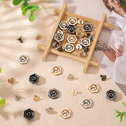 18 Sets 3 Colors Iron Screws&nbsp;FIND-TA0006-28C