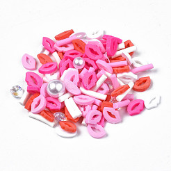 Handmade Polymer Clay Cabochons&nbsp;CLAY-N006-84