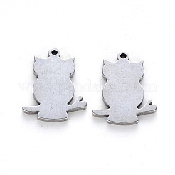 Tarnish Resistant 201 Stainless Steel Pendants&nbsp;X-STAS-N092-35A