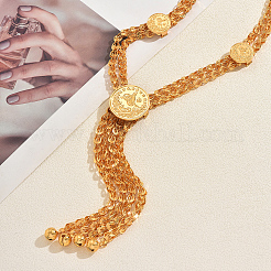 Alloy Layered Tassel Y-Shaped Necklaces for Formal Occasions&nbsp;YI4513