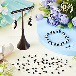 80G 2 Colors Opaque Luster Czech Glass Seed Beads&nbsp;SEED-CN0001-27