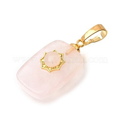 Natural Rose Quartz Pendants&nbsp;G-T151-02F