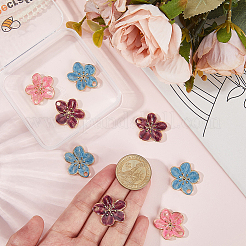 9Pcs 3 Colors 304 Stainless Steel Enamel Pendants&nbsp;STAS-BBC0009-29