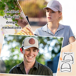 Paper Truck Cap Template Color Palette&nbsp;AJEW-WH0455-388-1