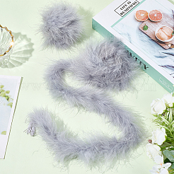 Turkey Feather Ornament Accessories&nbsp;AJEW-WH20018-91A