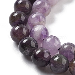 Natural Amethyst Beads Strands&nbsp;X-G-G779-8MM-05A