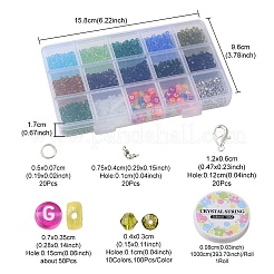 DIY Letter Bracelet Necklace Making Kit&nbsp;DIY-YW0006-77