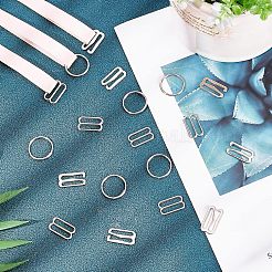 180Pcs 3 Styles Zinc Alloy Slider Buckles&nbsp;IFIN-NB0001-36