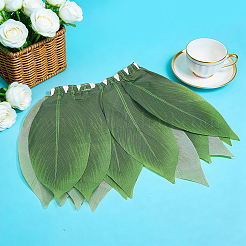 Cloth Leaf Hula Skirt&nbsp;AJEW-WH0696-794