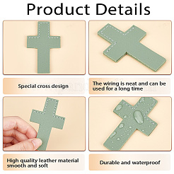 7Pcs 7 Colors Leather Bookmarks&nbsp;AJEW-CP0003-84