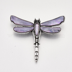Freshwater Shell Brooches/Pendants&nbsp;SHEL-S275-39F