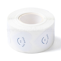 500Pcs Heart with Thank You Roll Stickers&nbsp;DIY-U008-01C