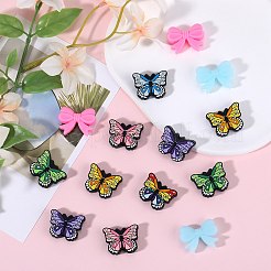 16Pcs 8 Styles Food Grade Silicone Focal Beads&nbsp;SIL-SZ0002-22