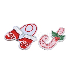 32Pcs Christmas Polyester Cloth Patches&nbsp;PATC-C001-01