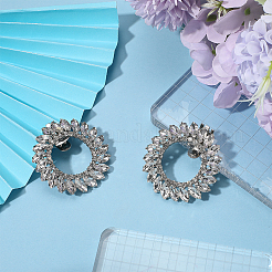 2Pcs Brass Shoe Buckle Clips&nbsp;FIND-GF0006-05