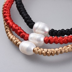 Nylon Thread Braided Bead Bracelets&nbsp;BJEW-JB04722