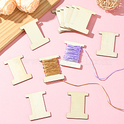 60Pcs Unfinished Wood Cutouts for Craft Supplies&nbsp;DIY-SC0031-12A