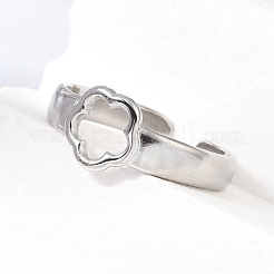 304 Stainless Steel Cuff Open Rings&nbsp;SA-CBA383B-01P