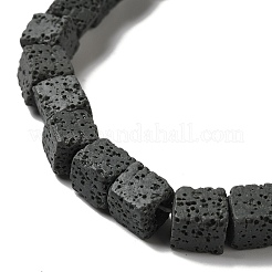 Dyed & Natural Lava Rock Beads Strands&nbsp;G-L435-01-8mm-23