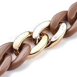 Handmade Acrylic Curb Chains&nbsp;AJEW-JB00699