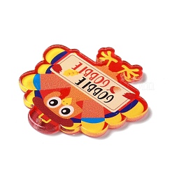 Thanksgiving Day Translucent Resin Pendants&nbsp;LS-RESI-K019-10F