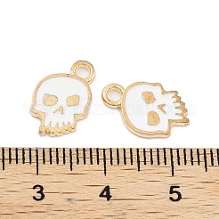 Halloween Theme Light Gold Plated Alloy Enamel Pendants&nbsp;ENAM-M219-14KCG-02A