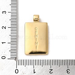 304 Stainless Steel Pendants&nbsp;X-STAS-L022-306G-03