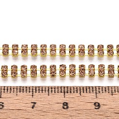 Iron Rhinestone Cup Chains&nbsp;CH-N005-04B-G