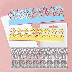 Geometric Carbon Steel Cutting Dies Stencils&nbsp;DIY-WH0309-2026