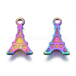 Ion Plating(IP) 201 Stainless Steel Charms&nbsp;STAS-S119-139