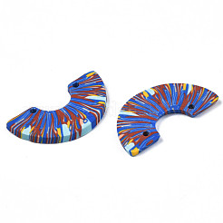 Handmade Polymer Clay Pendants&nbsp;CLAY-N010-028-B02