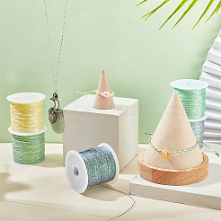 5 Rolls 5 Colors 6-Ply Polyester Metallic Thread&nbsp;OCOR-PH0002-10