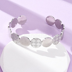 304 Stainless Steel Cuff Bangles&nbsp;BJEW-P355-01P