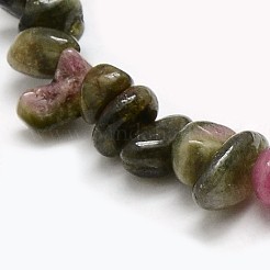 Natural Tourmaline Nuggets Bead Strands&nbsp;X-G-L154-A-07